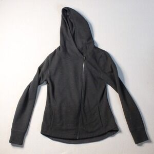 DSG‎ Women's Small Black Quilted Textured Full Zip Hooded Activewear Jacket